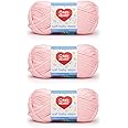 Red Heart Soft Baby Steps Baby Pink Yarn - 3 Pack of 141g/5oz - Acrylic - 4 Medium (Worsted) - 256 Yards - Knitting, Crocheti