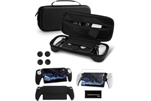 FUNLAB Accessories Case for PS Portal，Portable Carrying playstation portal Bag for PS5 Portal with Silicone Protective Cover,