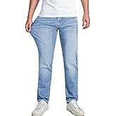 JMIERR Men's Stretch Jeans Regular Fit Straight Leg Casual Denim Pants