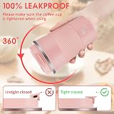 CS COSDDI Travel Mug Insulated Stainless Steel Leakproof Lid 12oz Cup view 3
