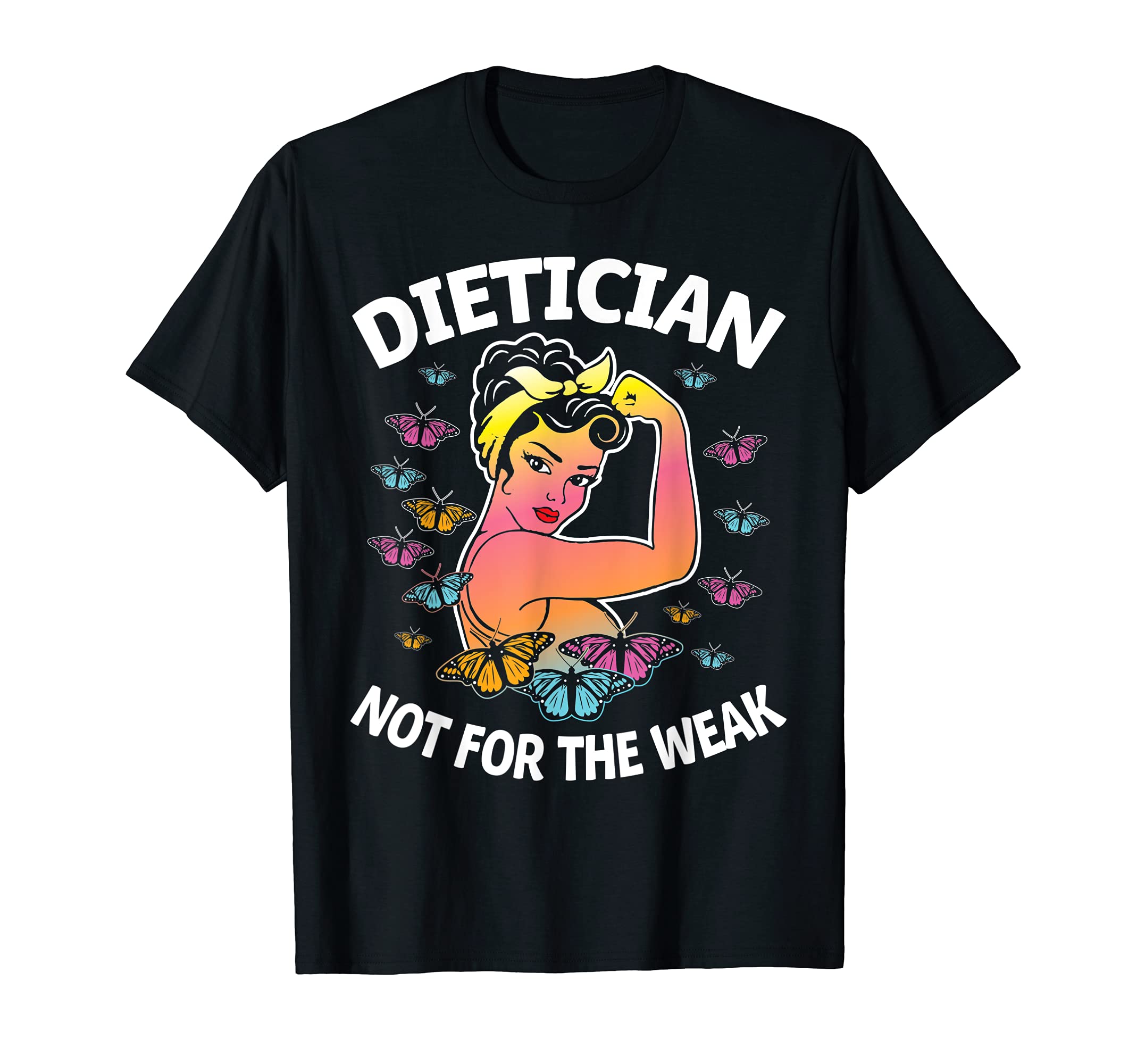Dietician Butterfly Proud Coworker Saying T-Shirt