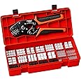 PEBA Micro Crimp Tool Connector Kit, JST-XH 2.5mm/Dupont 2.54mm Connectors Kit 21 Types, 32-20AWG Ratcheting Crimper for 3.0mm, 2.54mm, 2.5mm, 2.0mm Pitch Dupont, JST, KF2510, MolexTE, AMP EI Series