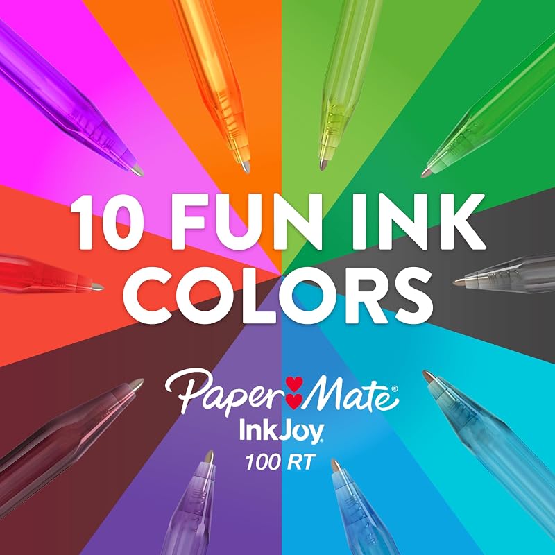 InkJoy 100RT Bolígrafo retráctil | punta media (1,0 mm) | azul | paquete de 20