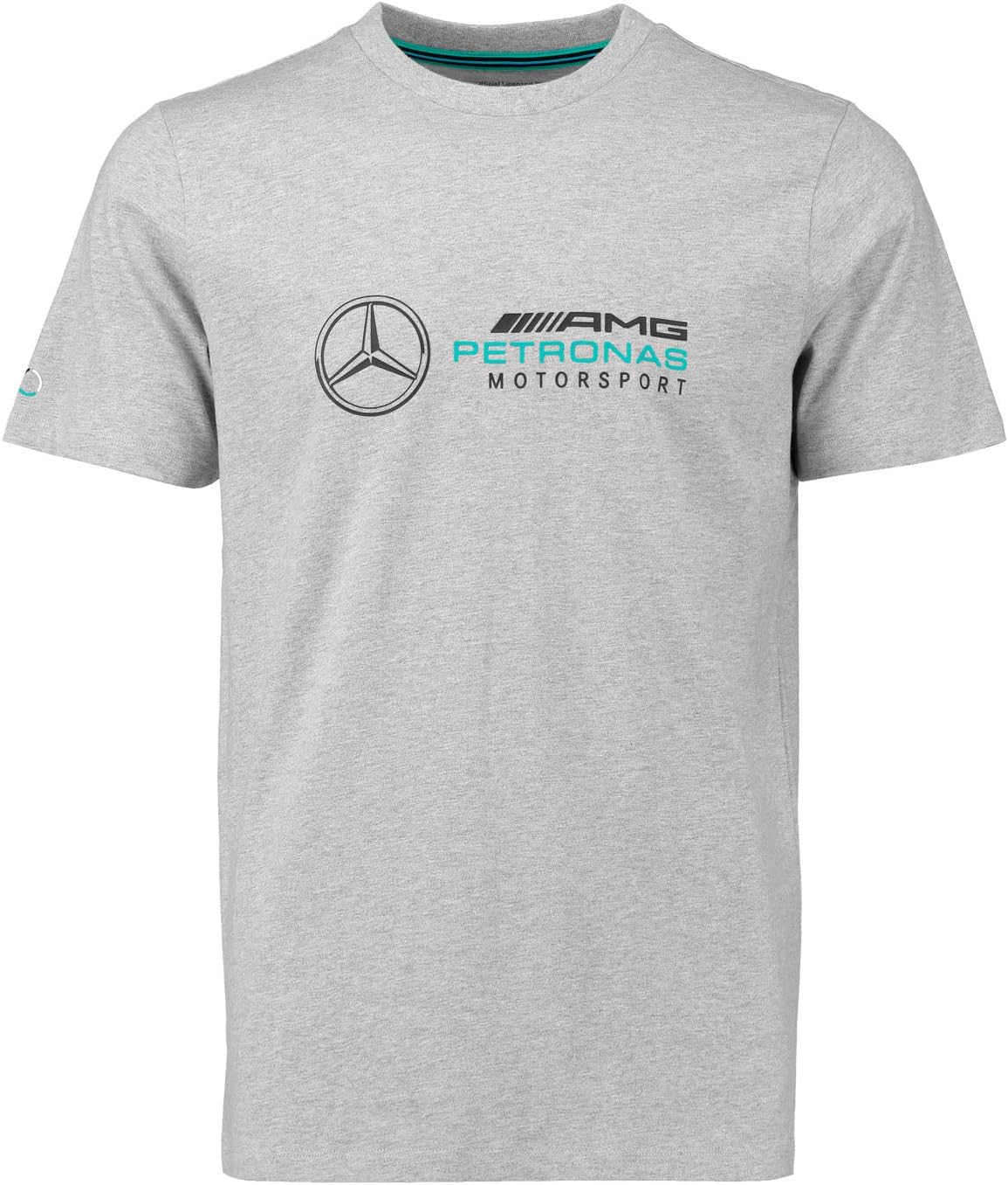 Mercedes AMG Petronas Motorsport F1 Men's Logo T-Shirt - Grey - 2018
