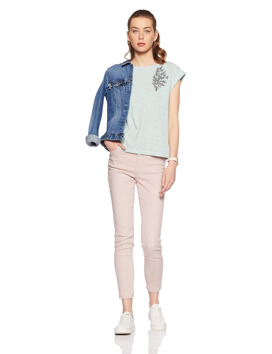 symbol amazon brand women's regular fit t-shirt