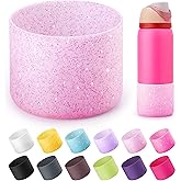 Diumepo Silicone Water Bottle Boot for Owala 32 oz, Anti-Slip Protective Sleeve for Owala Twist & FreeSip & Flip Stainless Steel Water Bottle, Boot Bottom Base for Owala (Glitter Pink)