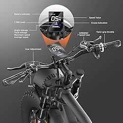 HiKeep Electric Bike for Adults, 20 inch Fat Tire