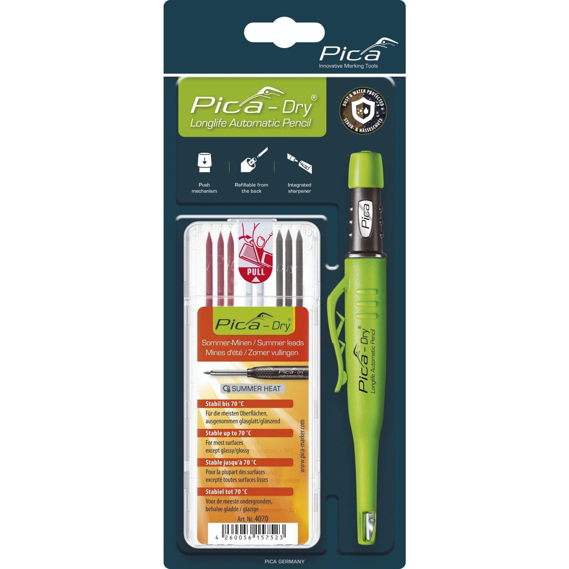 Photo 1 of Pica-Marker 30407 Pica Dry Bundle Marker + 1x Lead Kit No. 4070