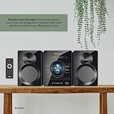 Roxel RCD-240BT Micro Compact HiFi CD Player USB FM BT AUX Remote view 3