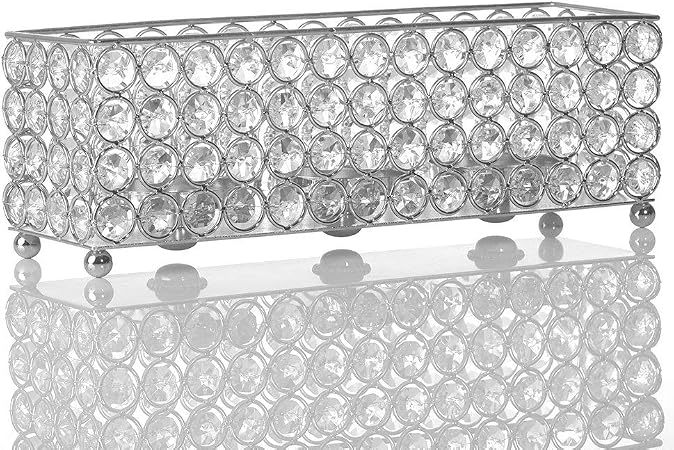 Vincigant Bougeoir Cristal Supports Bougie Chauffe Plat Pour