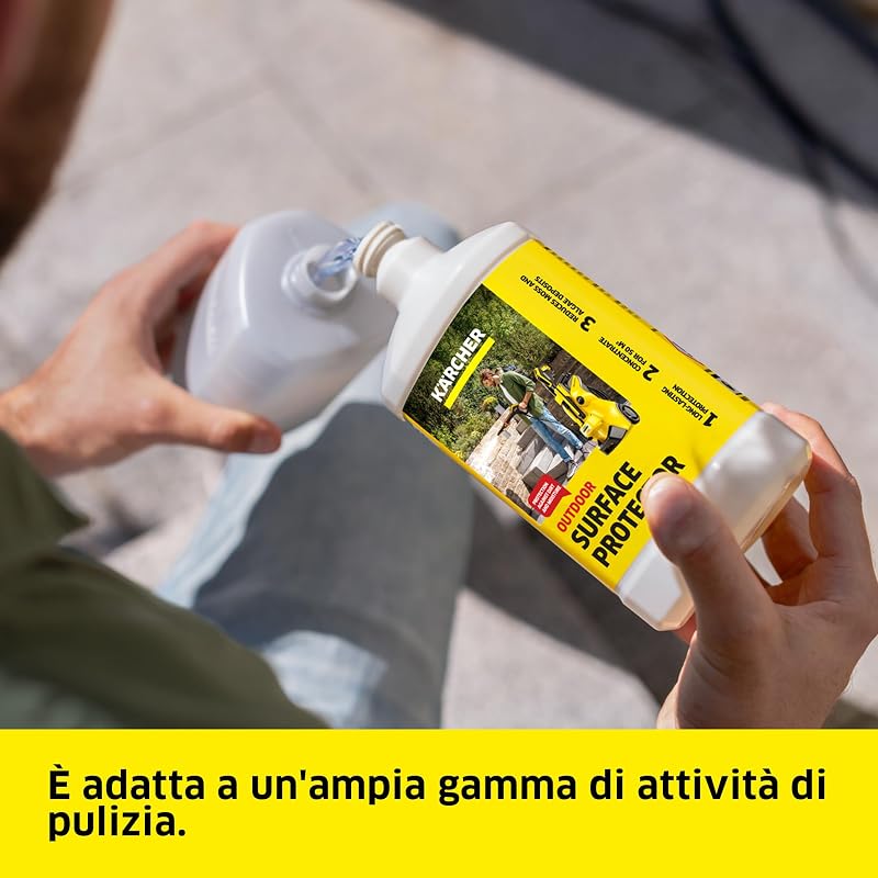 idropulitrice K 3 FJ Home, max. 120 bar, 380 l/h, superficie: 25 m²/h, filtro acqua, 4,3 kg, pistola ad alta pressione, ugello rotante e per schiuma, lancia Vario Power, kit per la casa
