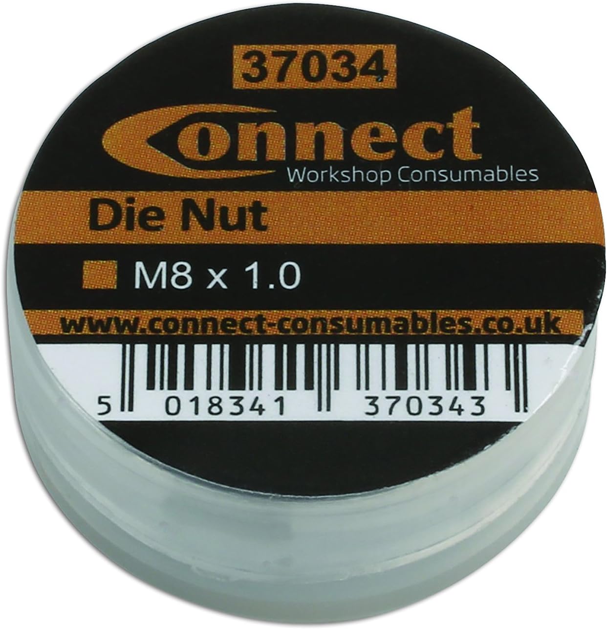 Connect 37034 Die nut M8 x 1.0 from 4554, Silver - Image 4