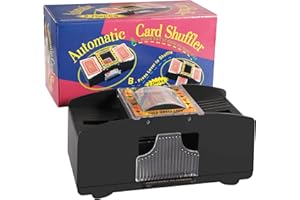 GORLDE Automatic Card Shuffler 2 Deck, Battery-Operated Playing Card Shuffler for Home Card Game,Travel,Classic Poker,Blackjack,Rummy