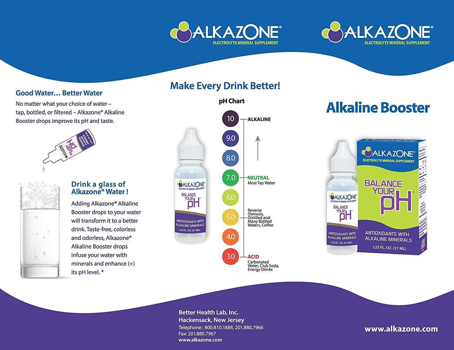 Alkazone pH Booster Drops for Alkaline Water Includes 25 x Free SimplexHealth pH Test Strips, 26 Count (Pack of 1) - Image 3