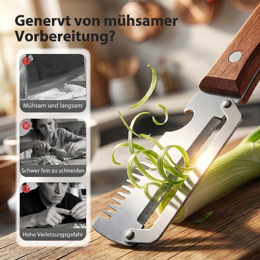 Sparschäler, 2026 Neu Edelstahl 3 in 1 Multifunktionaler Küchengeräte Gigant Multischäler Peeler, Gemüseschäler Flaschenöffner Kartoffelschäler Sparschäler für Küche Obst Gemüse (1 Stück) 4