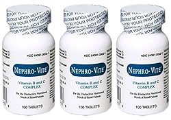 Nephro Vite Vitamin B and C Complex Tablets for
