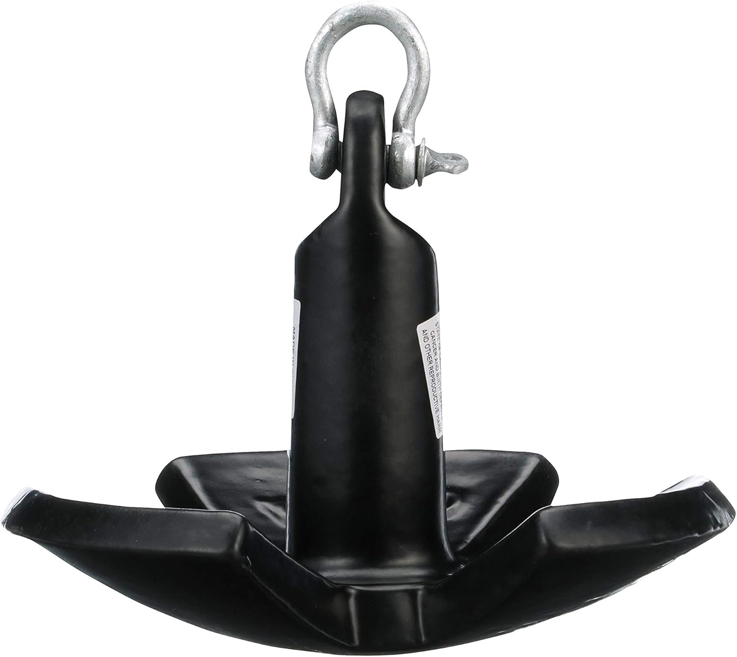 Seachoice 41510 River Anchor – Vinyl-Coated Cast Iron – with Large Rope Eye – Galv. Anchor Shackle – Black – 15 Pounds : Boating Anchors : Sports & Outdoors