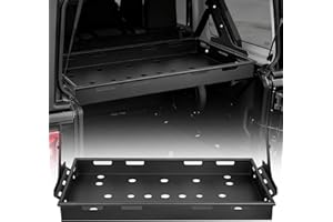 VEVOR Rear Trunk Cargo Rack, for 2018-2024 Jeep Wrangler JLU Sky One-Touch Power Top, 300 lbs, Carbon Steel Basket Tray Inter