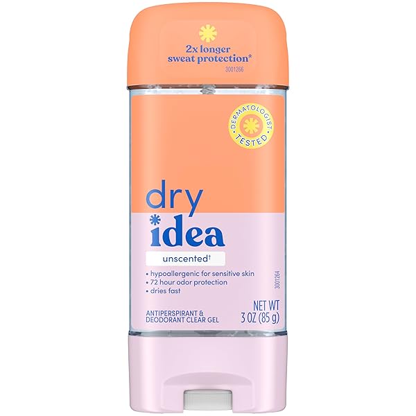 DRY IDEA GEL DEODORANT & ANTIPERSPIRANT FOR WOMEN...