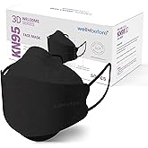 Well Before Welcome Series 3D KN95 Face Mask, Regular, Pack of 50