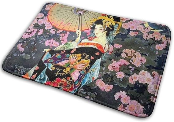 Amazon.de: Retro japanische Geisha Willkommen Fußmatte Indoor Outdoor