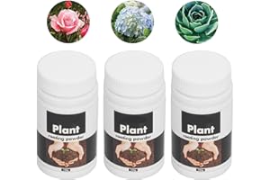 Rooting Powder, 3PCS 3.5oz Acid Plant Fruit Rooting Powder Rooting Hormone Powder for Household Garden