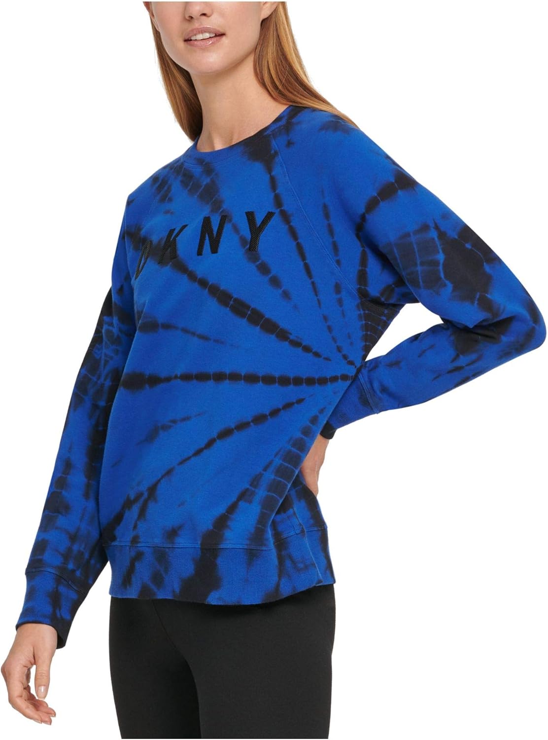 DKNY Sport Womens Fitness Running Sweatshirt Blue M Amazon.de Bekleidung