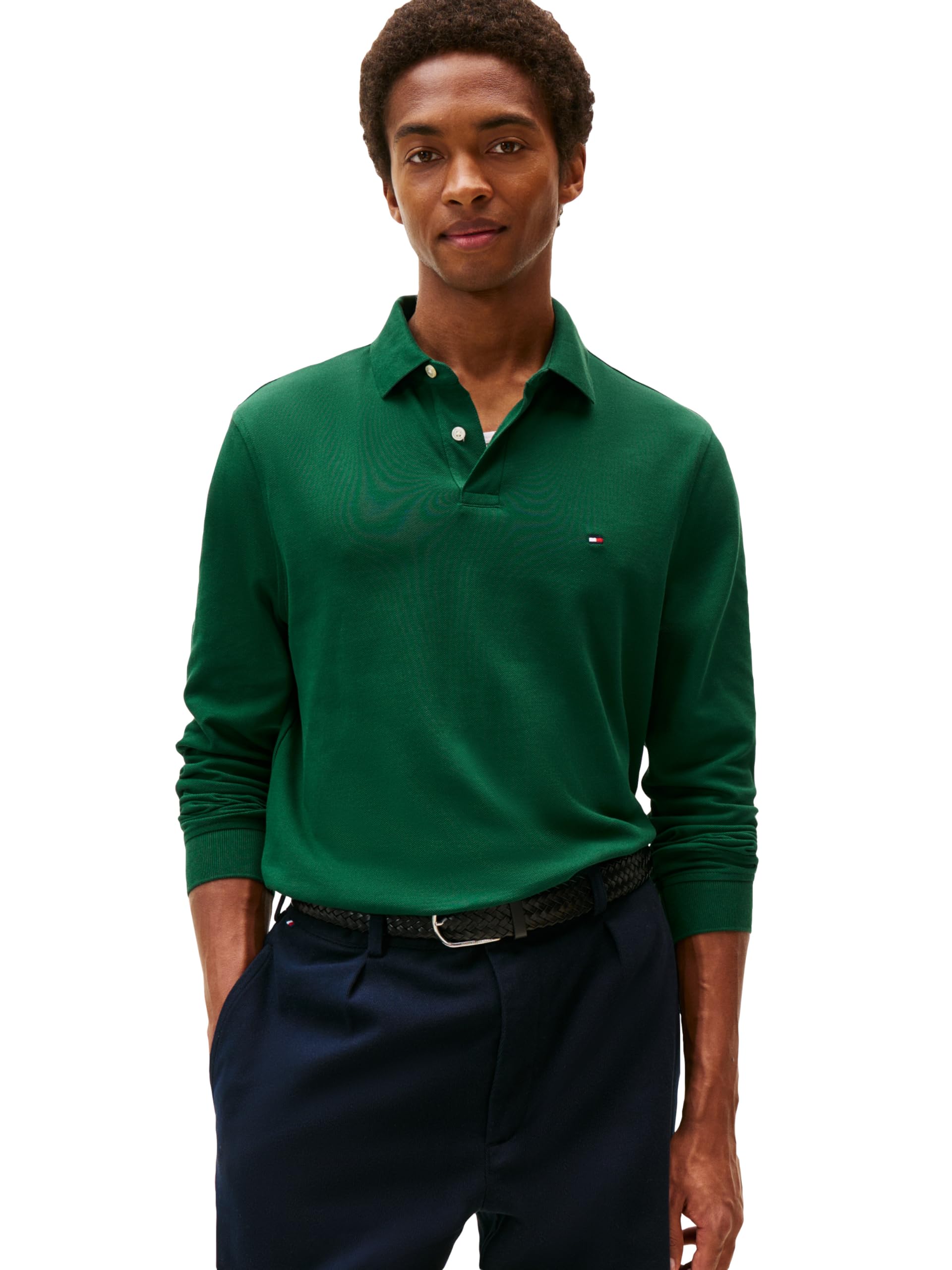 Tommy Hilfiger Men's Long Sleeve Polo Shirts in