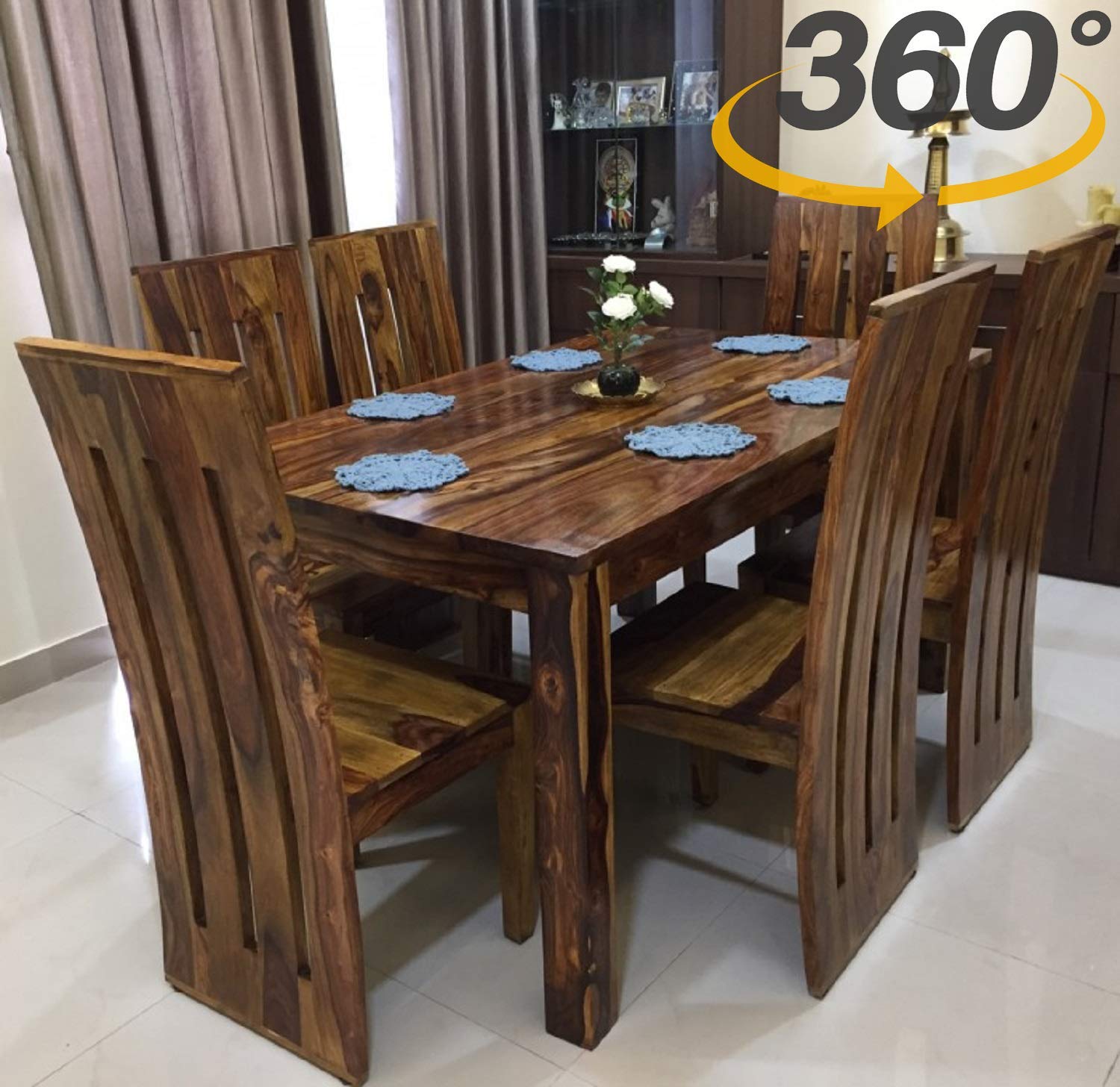 6 seater dining table