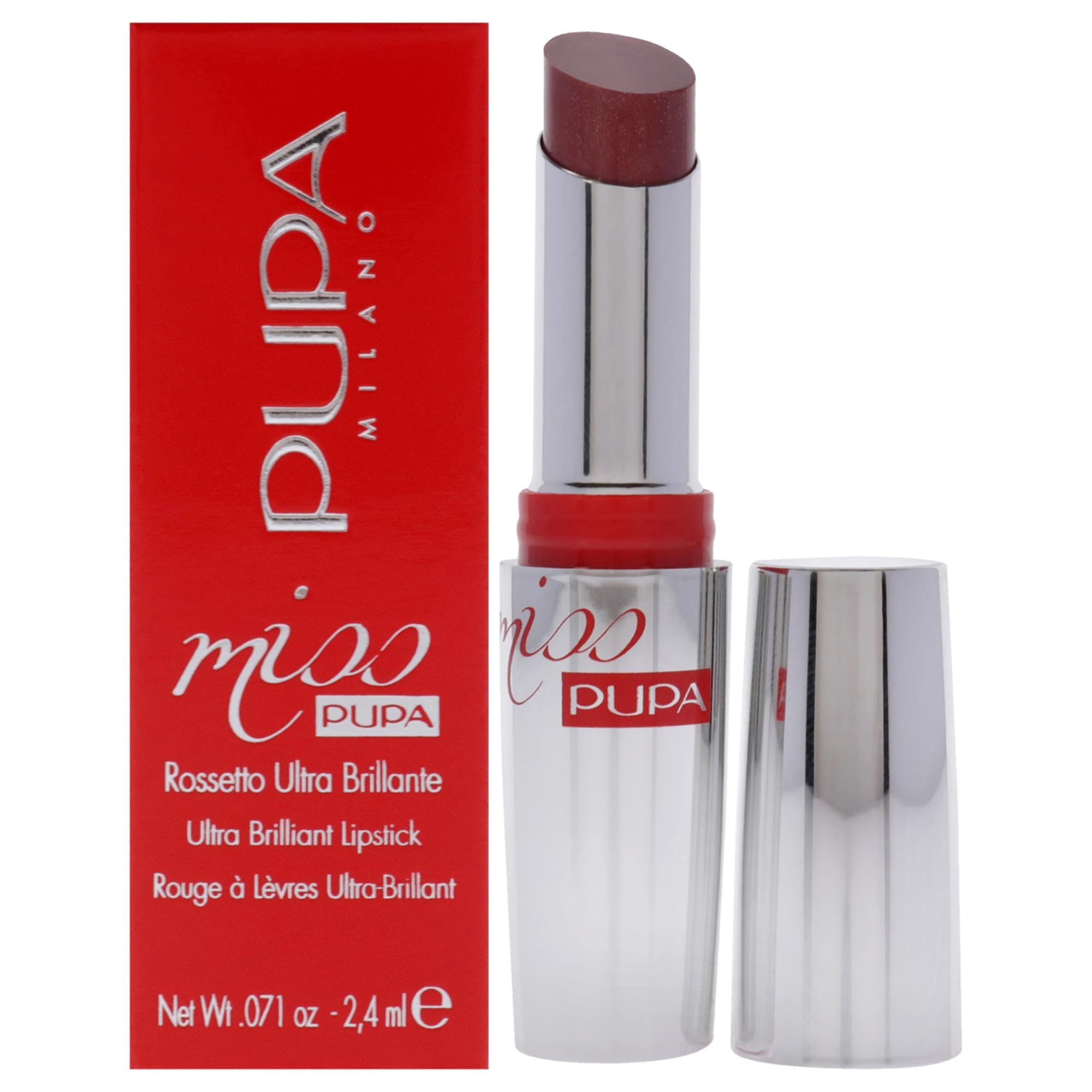 PUPA Milano Miss PUPA Ultra Brilliant Lipstick, Upper East Side 2.4 ml