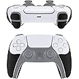 eXtremeRate PlayVital Anti-Skid Sweat-Absorbent Controller Grip for ps5, Professional Textured Soft Rubber Pads Handle Grips for ps5 Controller with Shoulder Button Trigger Stickers - Armored Edition