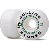 Rolling Stoned Skateboard Wheel Set - High Performance Skateboard Wheels, 99a, 53mm