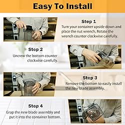 Blender Wet Blade Assembly with Wrench & Drive