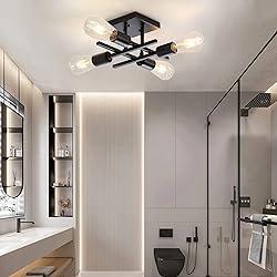 Youroke 4-Light Semi Flush Mount Ceiling