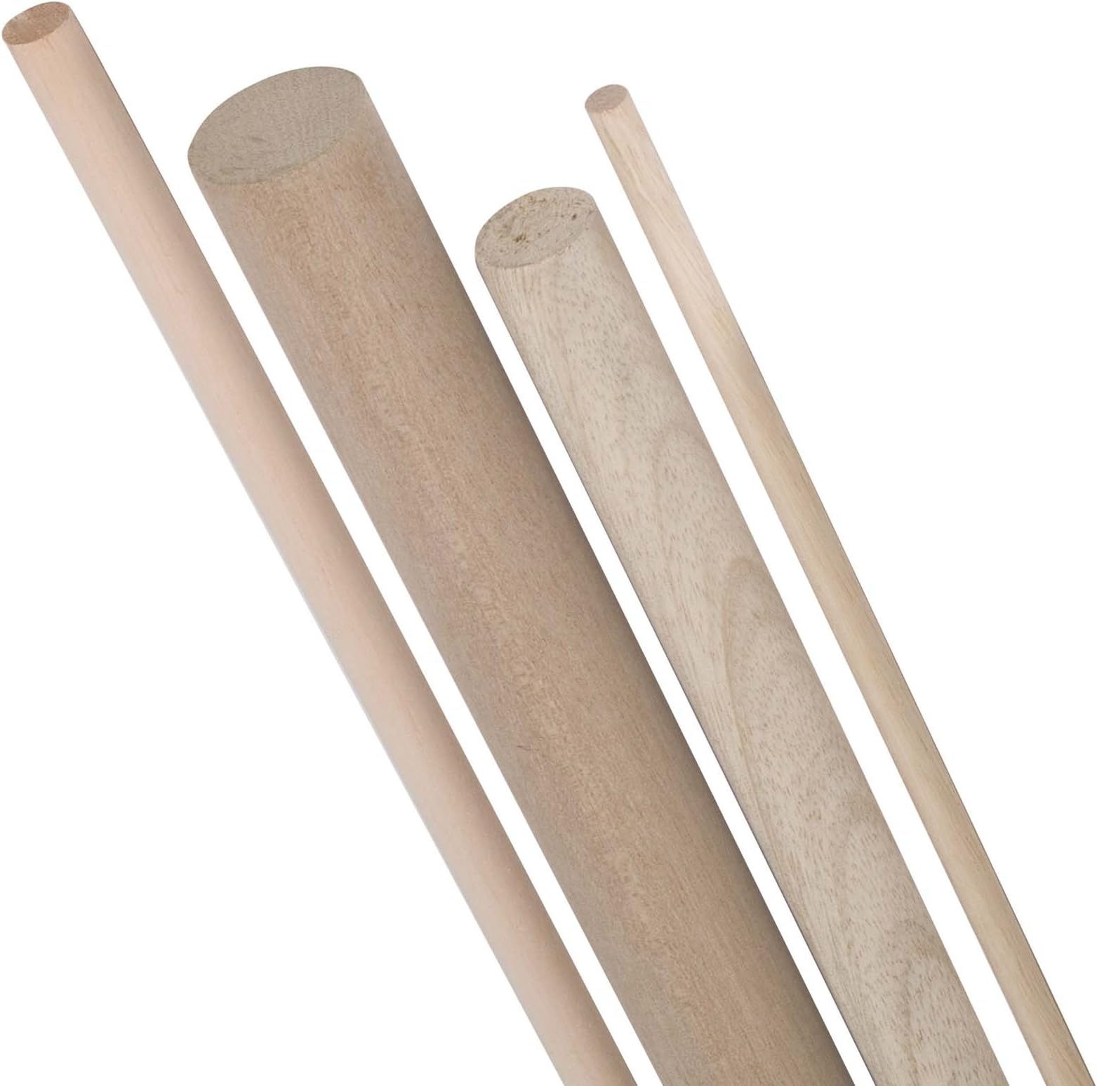 96" x 1" Dia. Round Hardwood Dowel