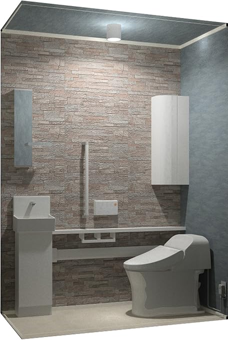 Amazon リフォーム 工事込 一括払 Toto トイレまるごとプラン ｇｇ 戸建 手洗器付 スタイリッシュ 工事 サービス