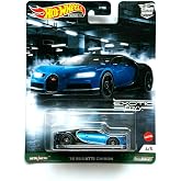 Hot Wheels Premium Car Culture Exotic Envy #4/5 '16 Bugatti Chiron (Blue/Black)