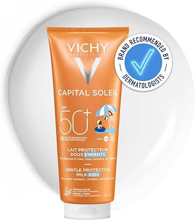 Vichy Capital Soleil Kids Sun Milk SPF50 300ml Hydrating Fresh High Protection
