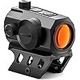 Green Dot Sight Motion Awake 2MOA Red Dot IPX7 Waterproof 1000G Shockproof Compact Optics Scope 10 Brightness with Co-Witness Riser and Low-Profile Mount Rifle Scope for 20mm Rail Mount