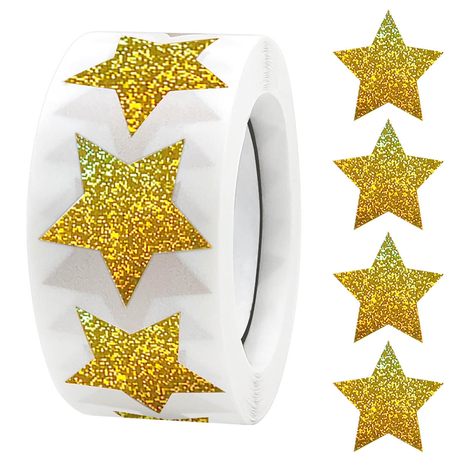 500 Pcs Gold Star Stickers for Children Reward Chart,1 Inch Star Stickers for Kid to Praise & Merit Good Work and Behavior,Motivational Supplies for School Classroom Teacher Supplies