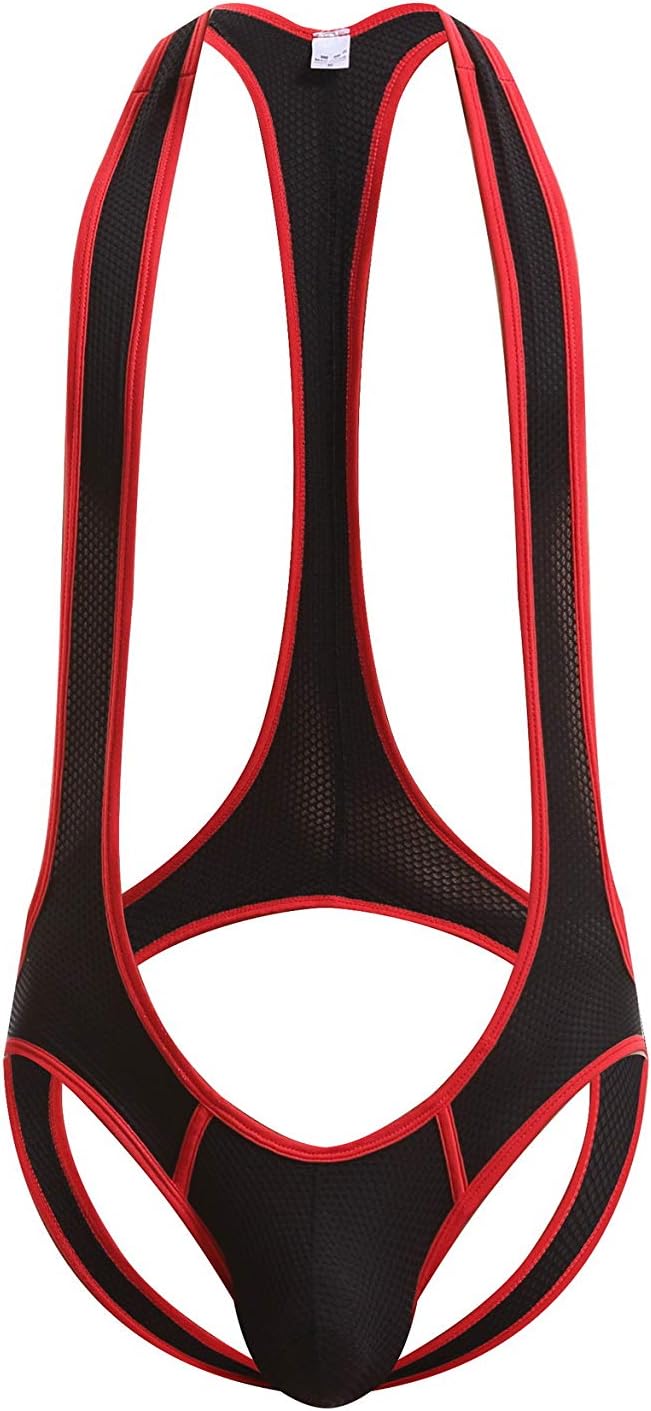 Men's Jockstrap Leotard Underwear Jumpsuits Wrestling Singlet Bodysuit