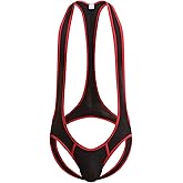Mens Sexy Leopard Bodysuit Jockstrap Bodywear Underwear Wrestling Singlet Leotard Jumpsuits Suspender Sexy Undershirts Underwear