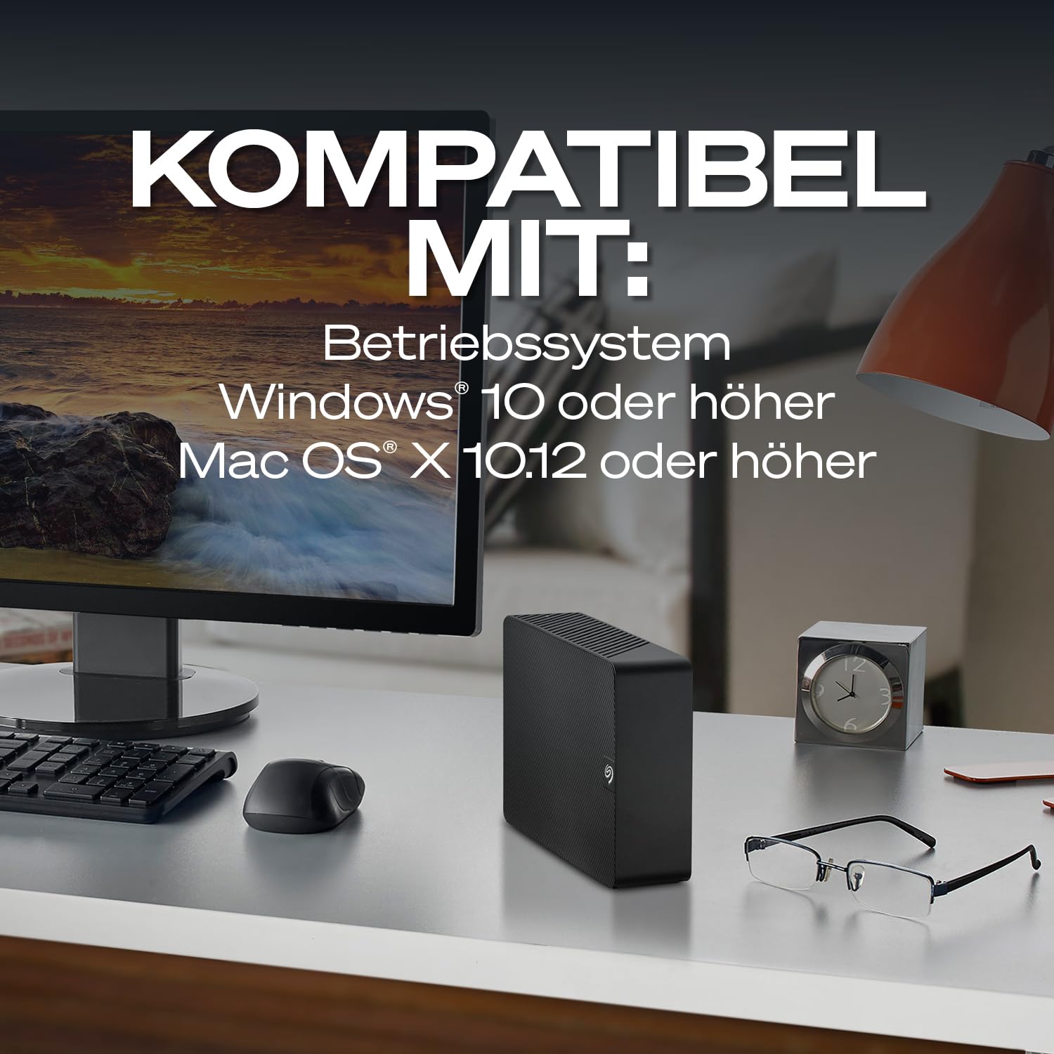 Seagate Expansion Desktop 20TB, Externe Festplatte, 3.5 Zoll, USB 3.0, PC & Notebook, inkl. Data Rescue Service (STKP20000400) 8