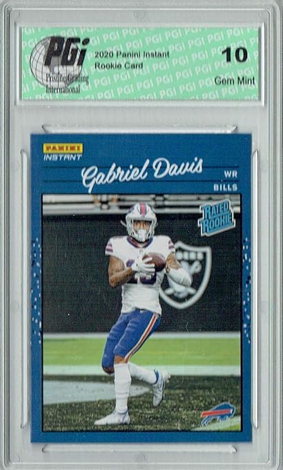 Amazon Gabriel Davis 2020 Panini Instant 39 Retro Rated Rookie 