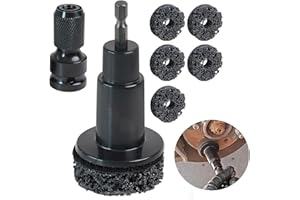 Car Wheel Cleaner Brake Hub Resurfacing Kit Wheel Stud Rust Removal Tool Wheel Hub Cleaning Tool Brake Cleaner Fits Power Dri