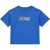 Guess Girls Eco Short Sleeve Guess Rhinestone T-Shirt