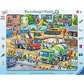 Ravensburger 05142 Children's Puzzle Busy Construction Site 24 Pieces