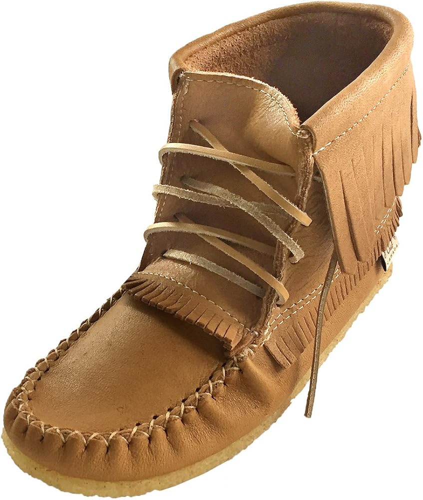 women's fringe moccasin boots