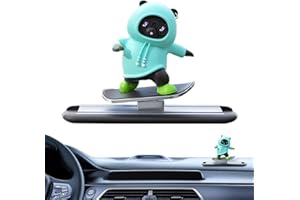 Bear Dashboard Decorations - Skater Bear Car Interior Decoration - Dashboard Ornament, Funny Skateboard Bear Decoration, Car 