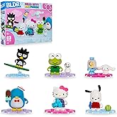 BLDR Hello Kitty and Friends Minifigures 6-Pack - Amazon Exclusive - Hello Kitty, Cinnamoroll, Pochacco, Tuxedosam, Keroppi, &amp; Badtz-Maru - 8+, 0226